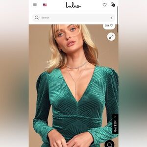 ALI & JAY Green Midi Dress